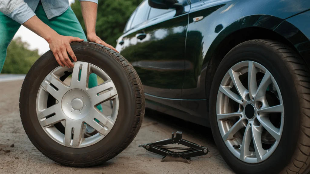 Flat tyre and puncture roadside help in Kota
